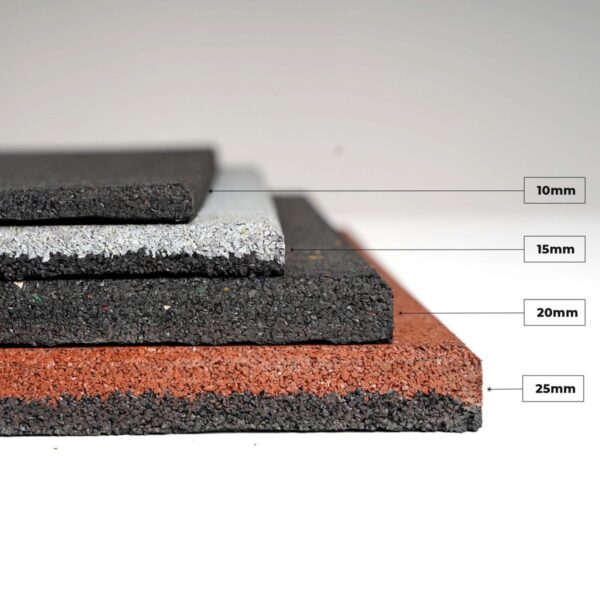 BASIC RUBBER TILE THICKNESS